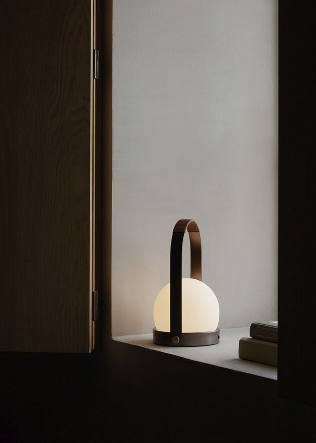 Audo Copenhagen Carrie Portable Table Lamp Bronzed brass