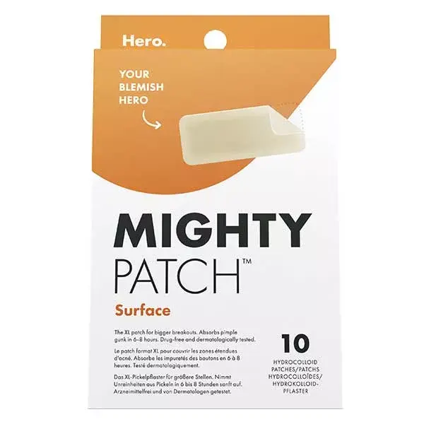 Superfície do Poderoso Patch Herói