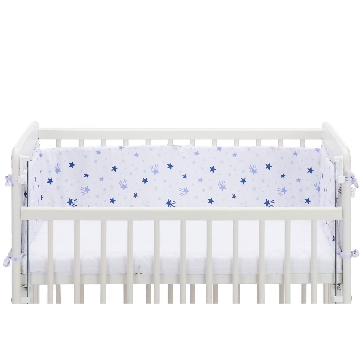 fillikidfillikid   Bettset zu Beistellbett Nino Luxe sterne weiss/blau