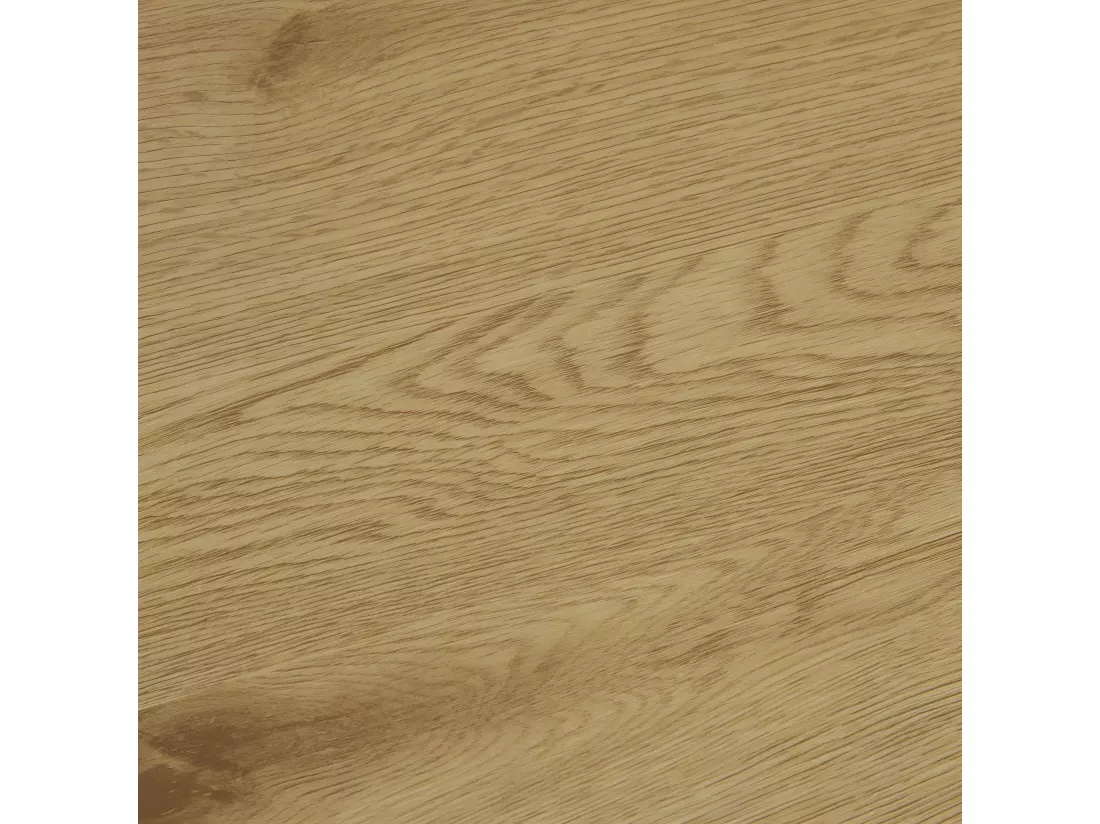Bonnie - Table à manger 4 personnes ronde en bois et métal - Bois clair