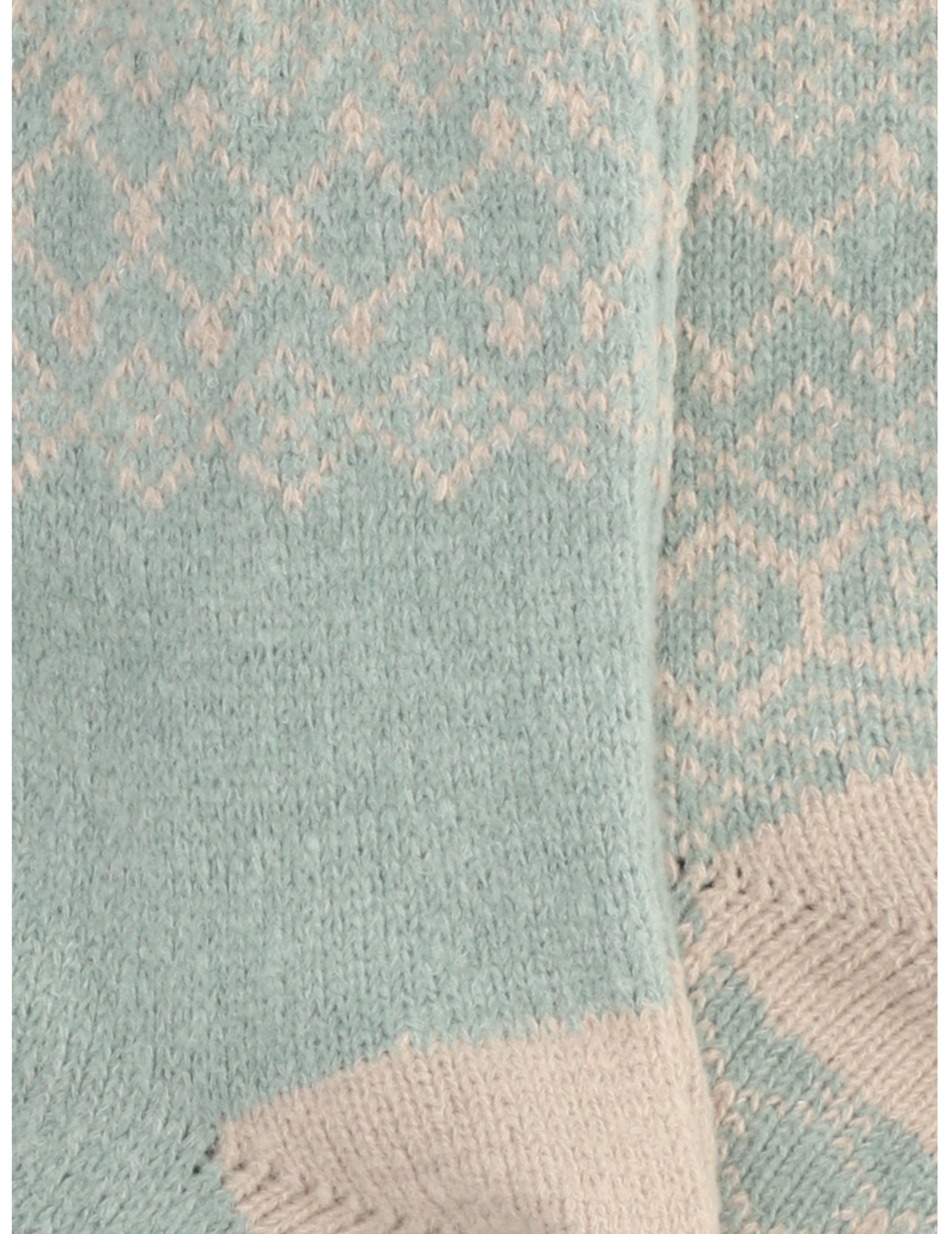 COZY JACQUARD SOCKS 2P