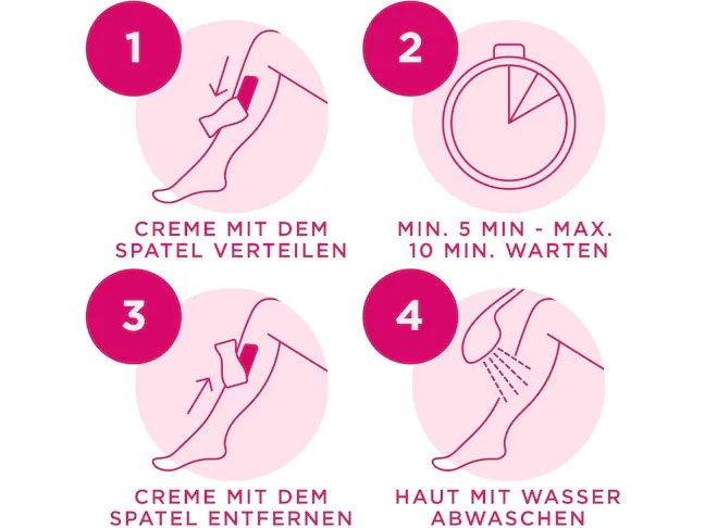 (100ml) Pure Haarentfernungscreme Körper & Beine Sensible Haut