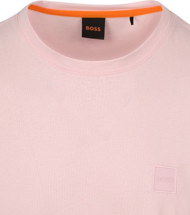 BOSS T-shirt Tales Lichtroze 50508584-682 kopen