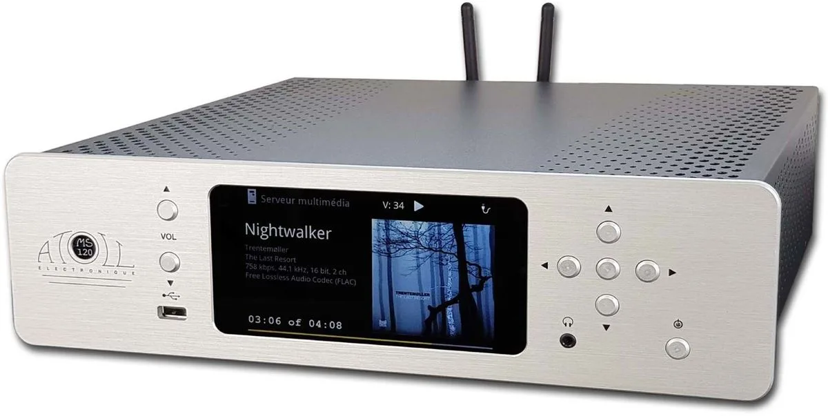 Atoll MS120 Silver Lecteurs réseau audio