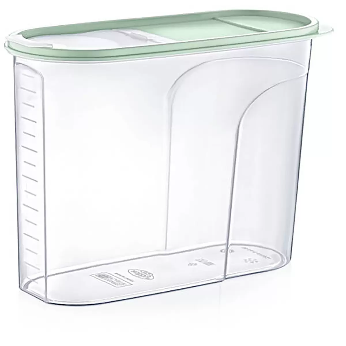 Vorratsdose James Wood mint,transparent