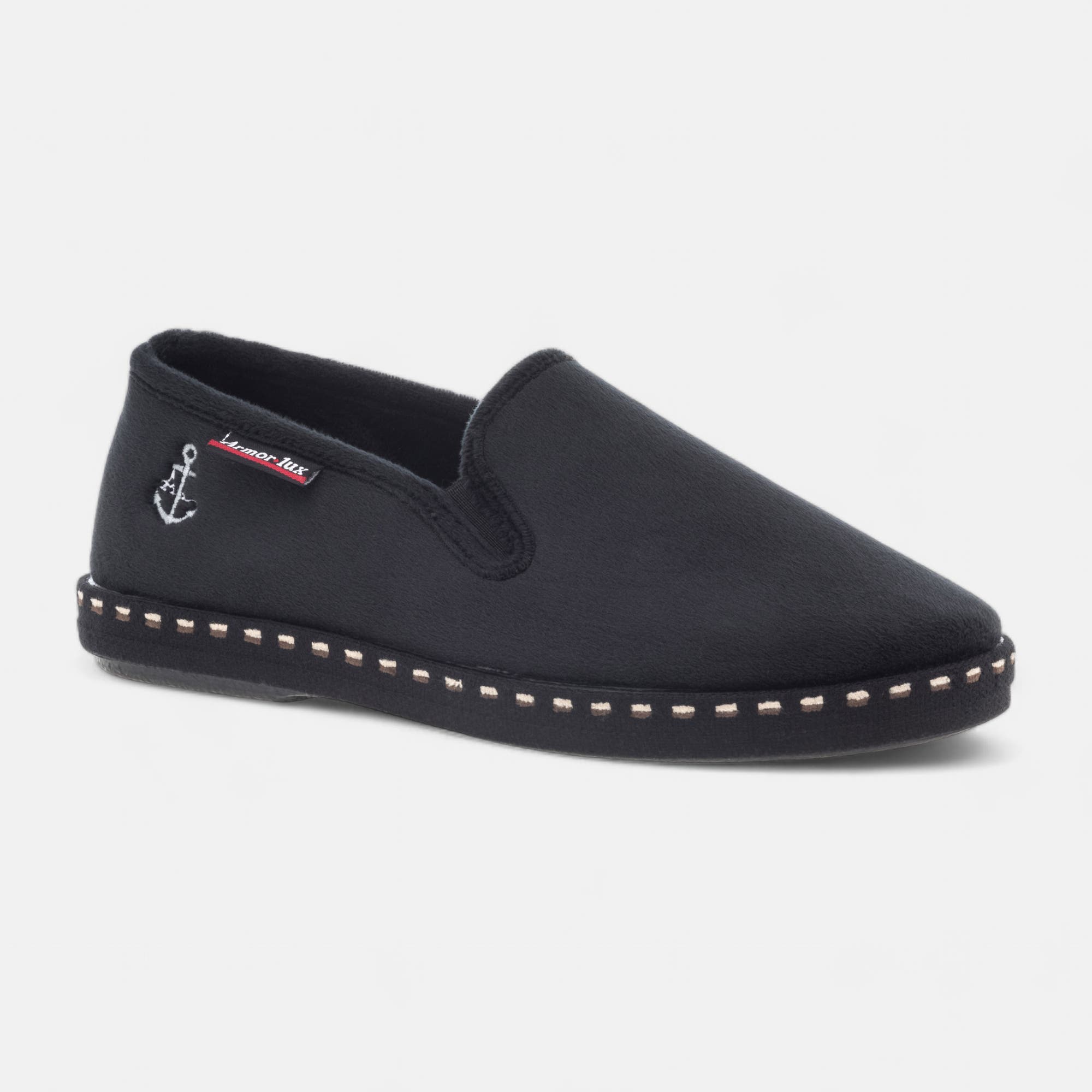 Pantoufles pieds sensibles Homme noir