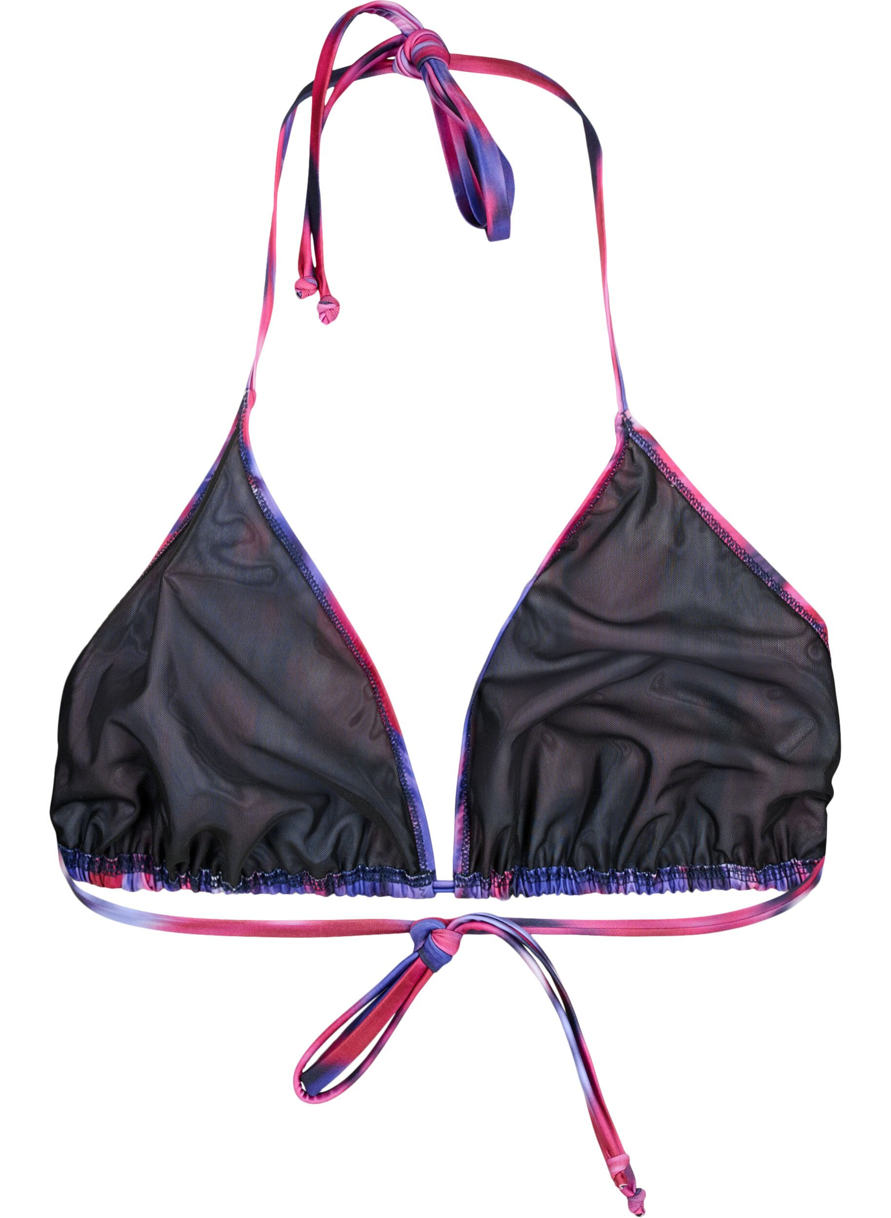 Trekants bikini bh med print