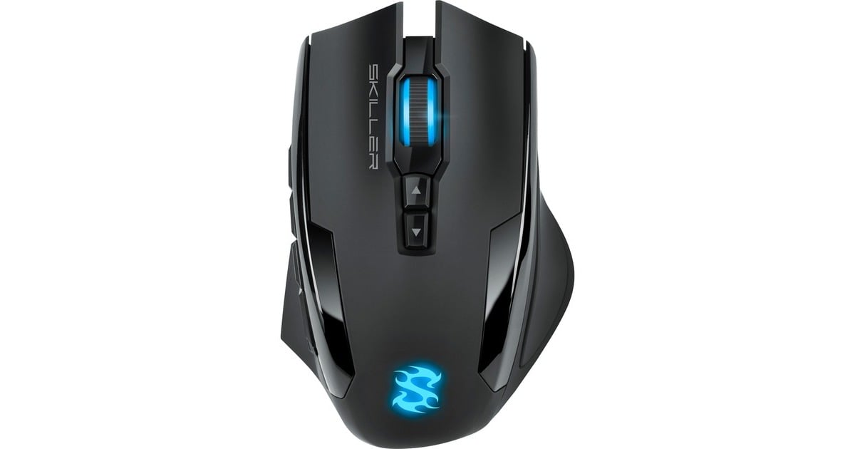 SharkoonSKILLER SGM1 RGB gaming muis  (Zwart, 10.800 dpi, RGB leds)
