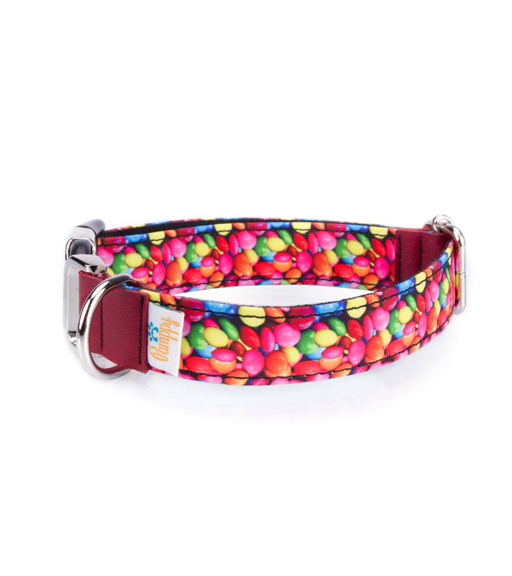 Colar Pappy, design divertido de barra de chocolate, multicolorido