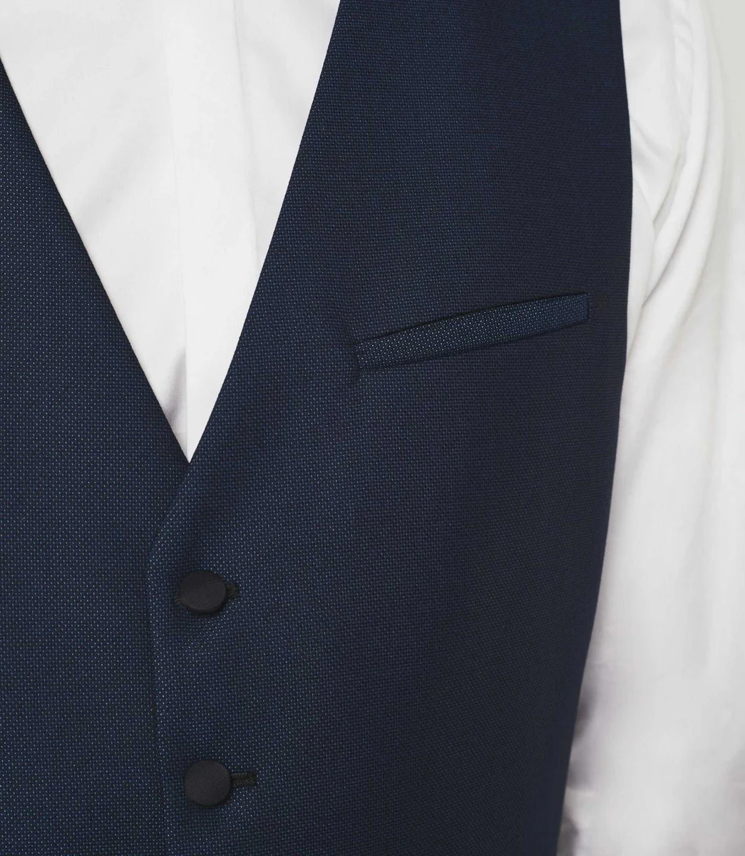 Gilet de costume bleu 