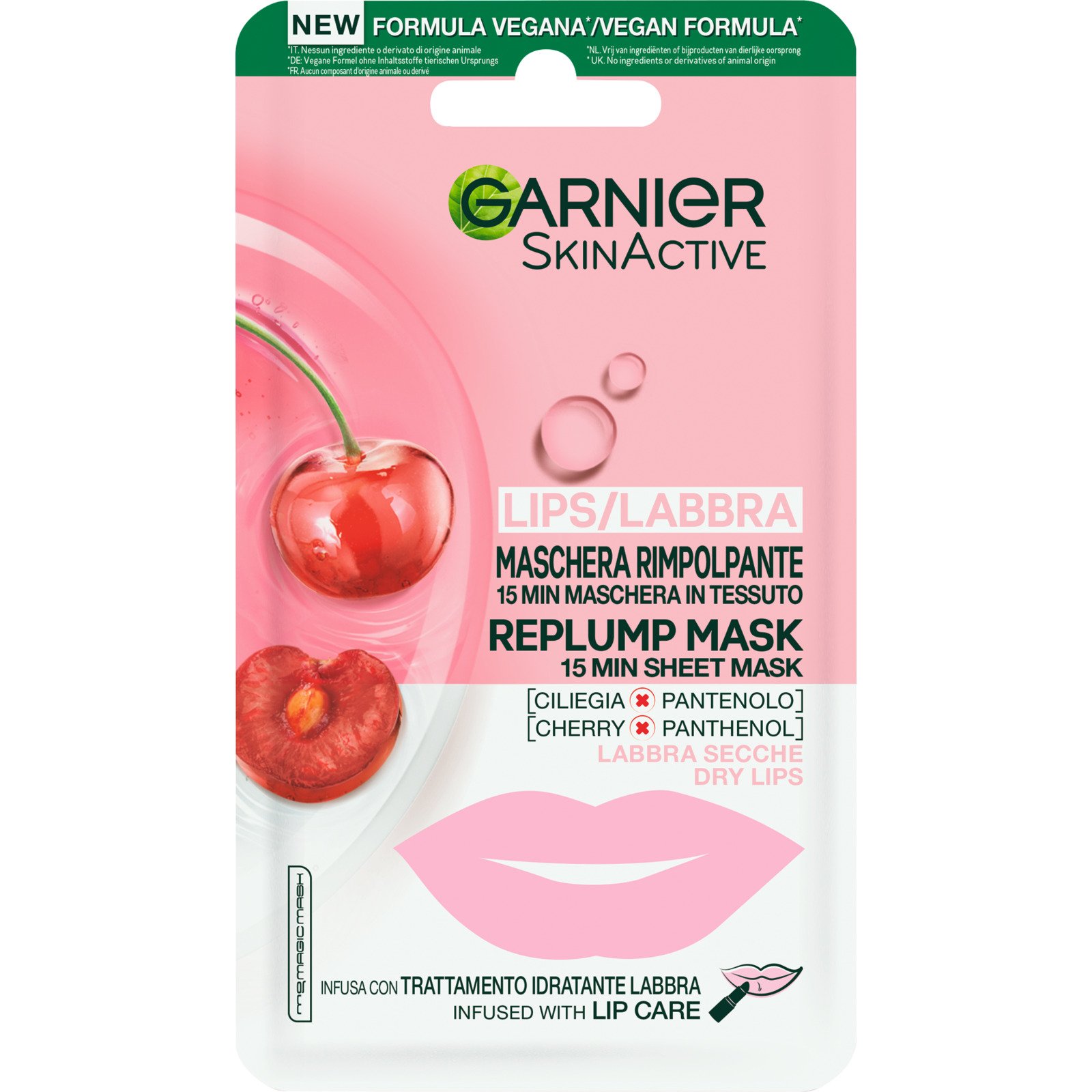 Garnier SkinActive Lippen-Maske Cherry