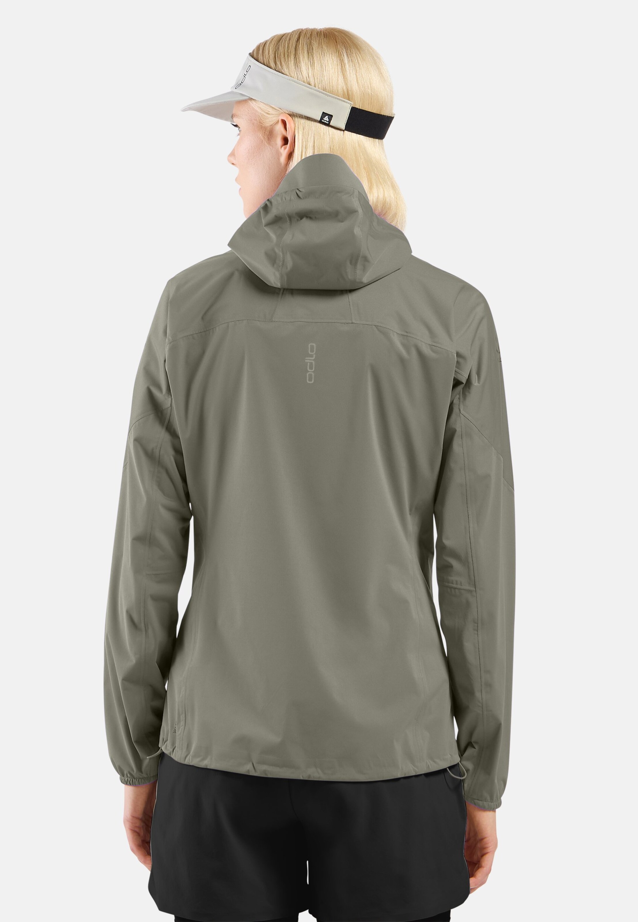 Wasserdichte X-Alp Performance Knit Laufjacke in vetiver