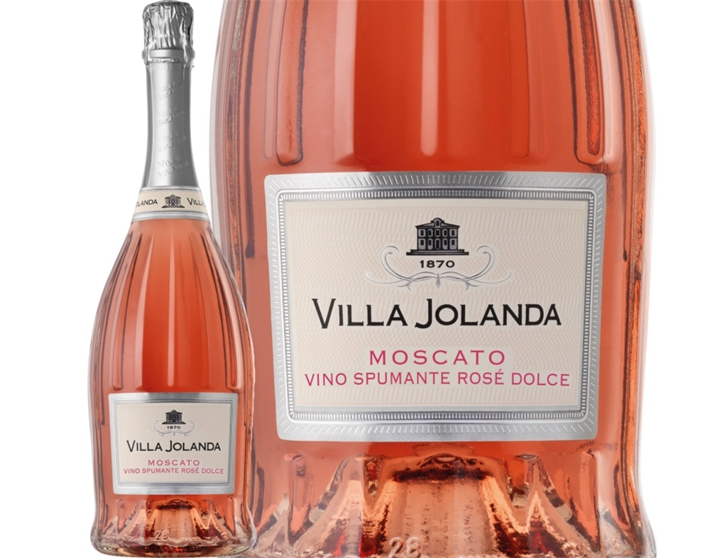 ESPUMANTE ROSÉ VILLA JOLANDA MOSCATO DOCE 0.75L