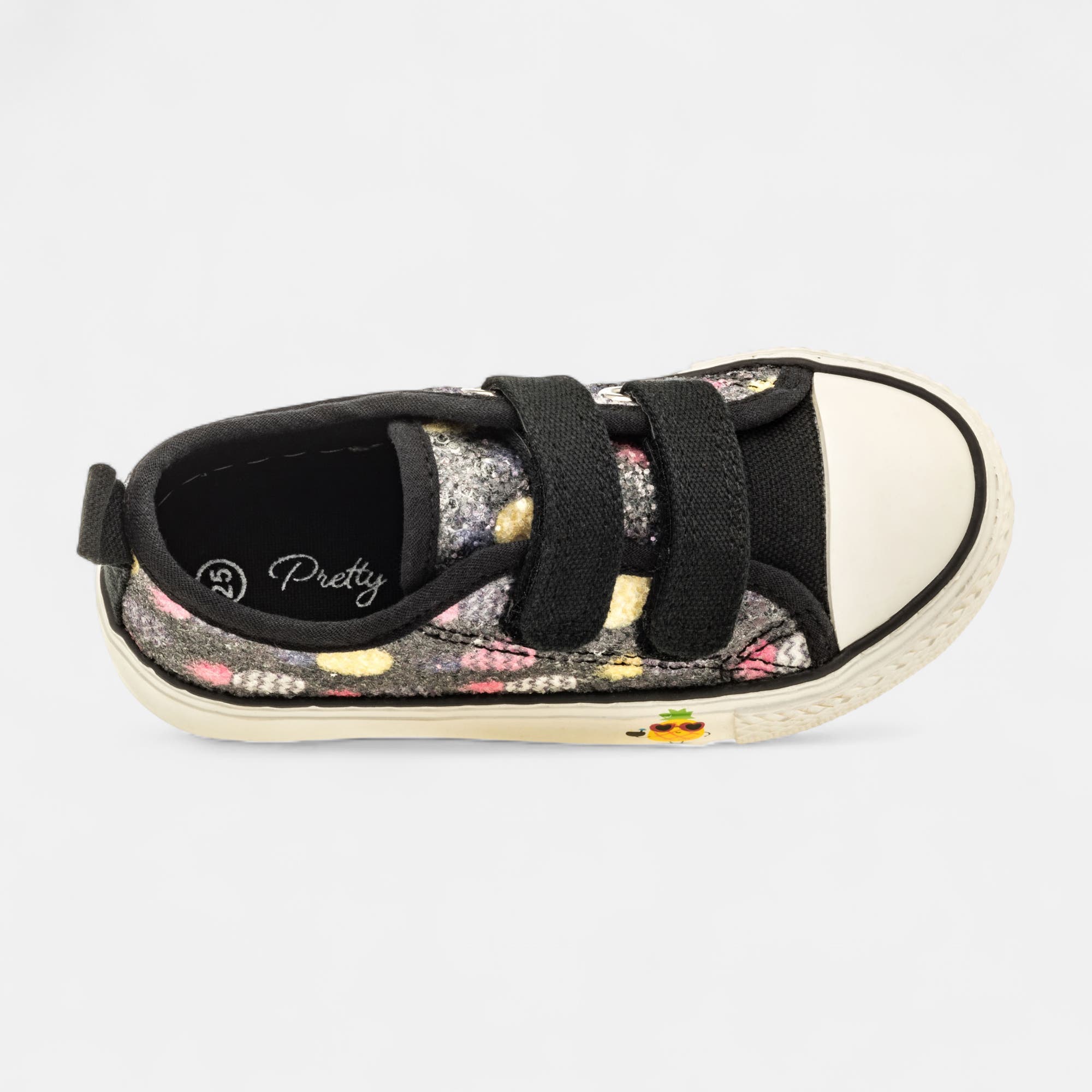 Baskets en toile Fille noir
