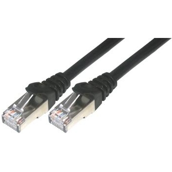 MCL FCC6BM-0.5M/N câble de réseau Noir 0,5 m Cat6 F/UTP (FTP)