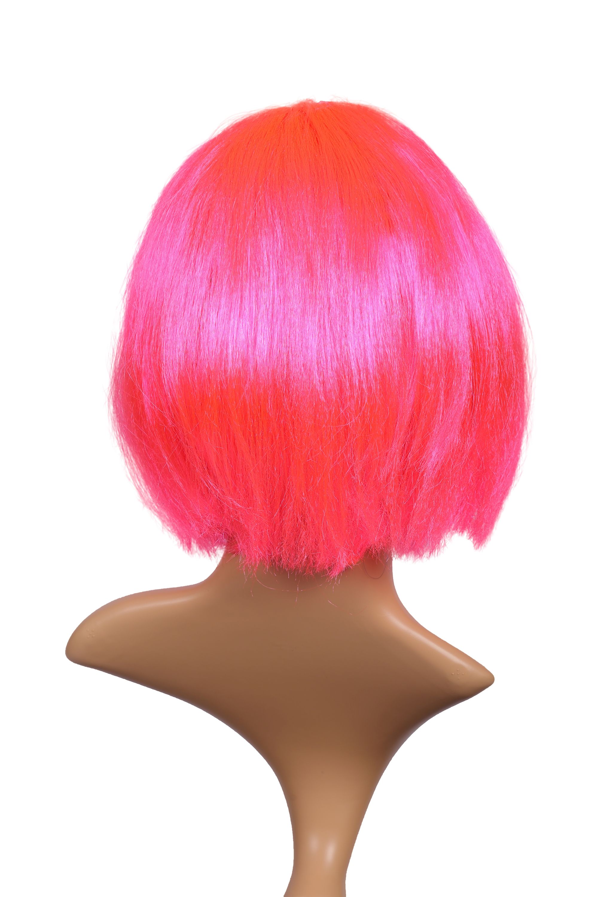 Perücke Pagenschnitt pink