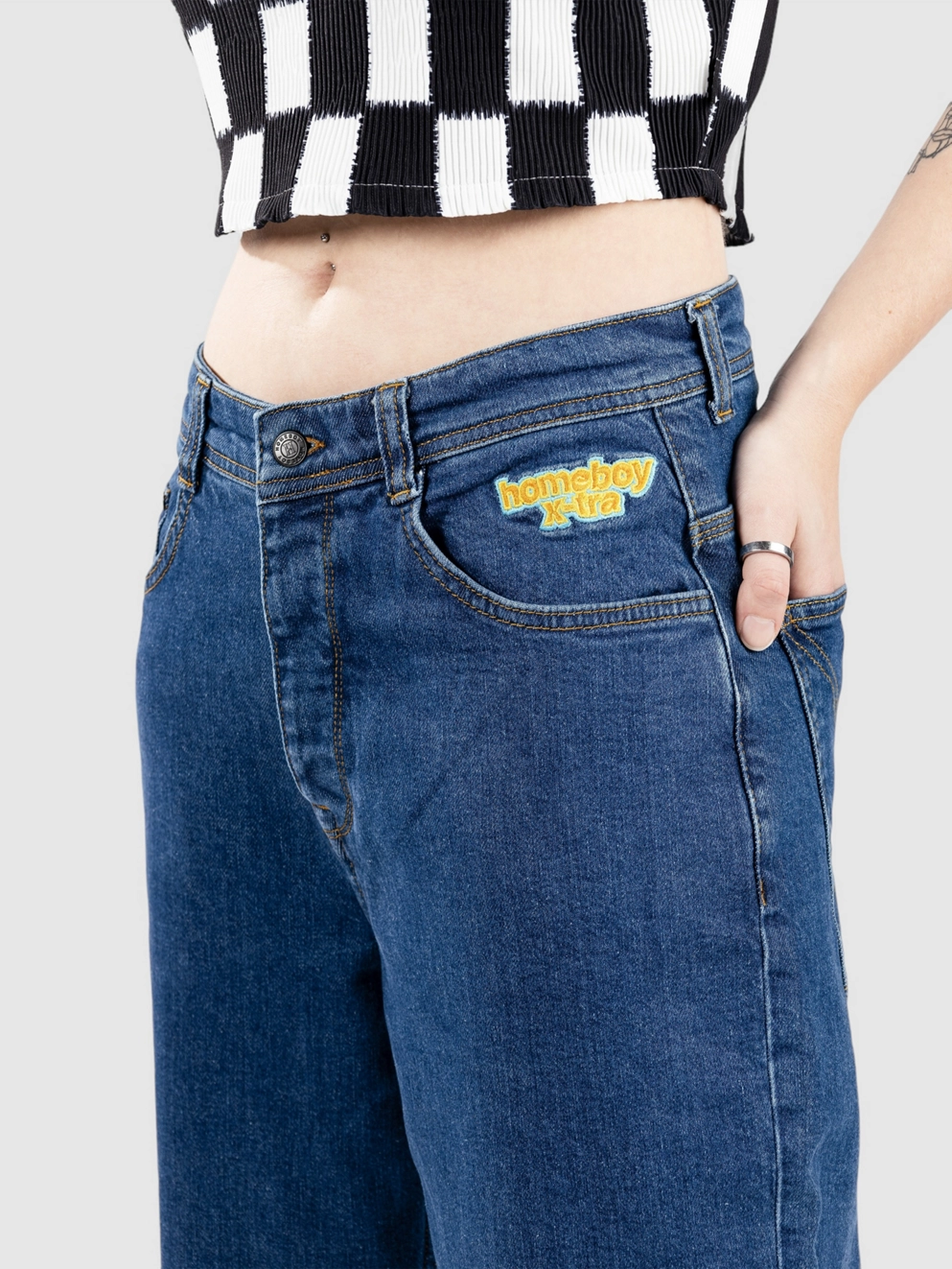 Homeboy X-Tra BAGGY Jeans washed blue