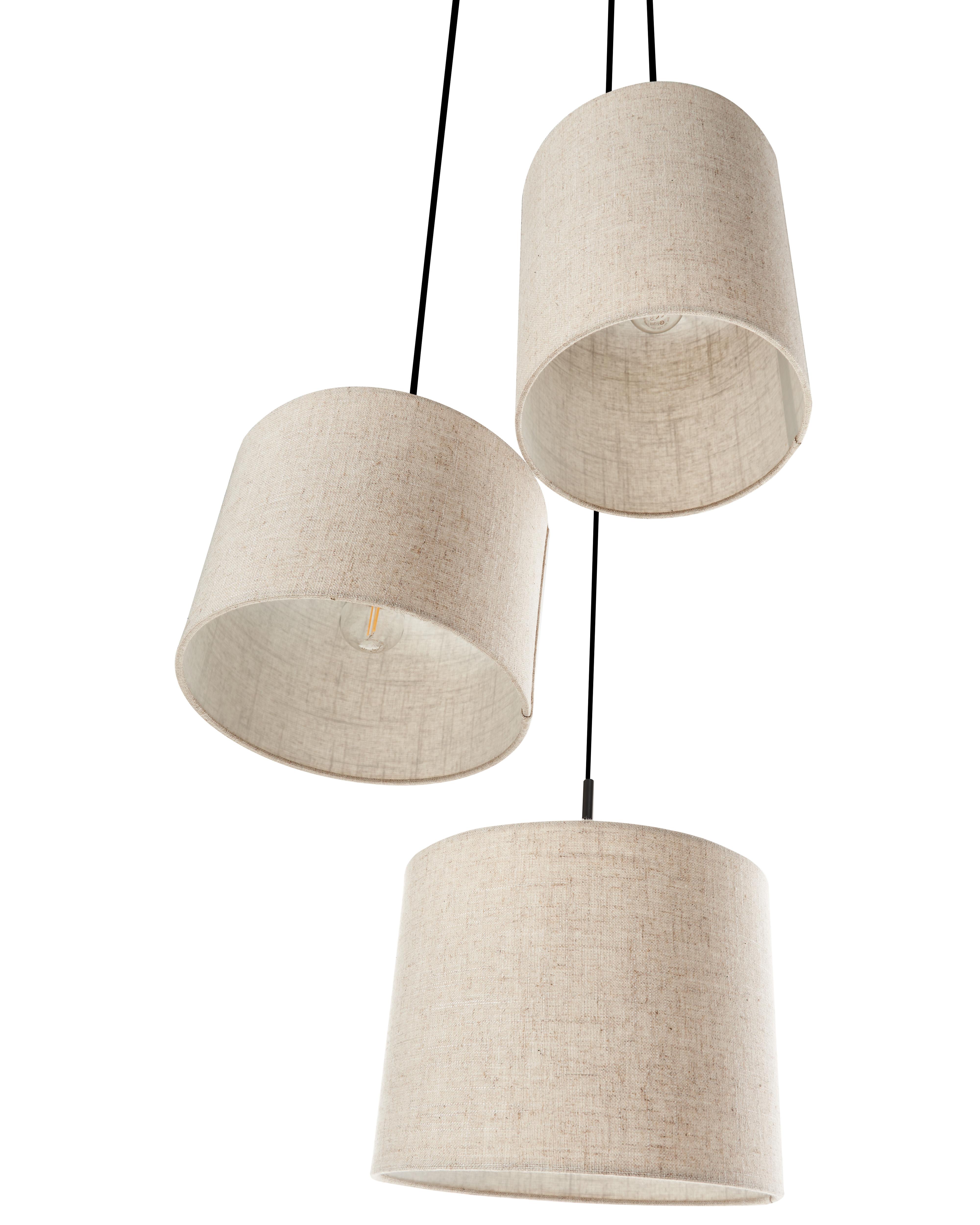 Hanglamp PARGUAZA Linnen Lichtbeige
