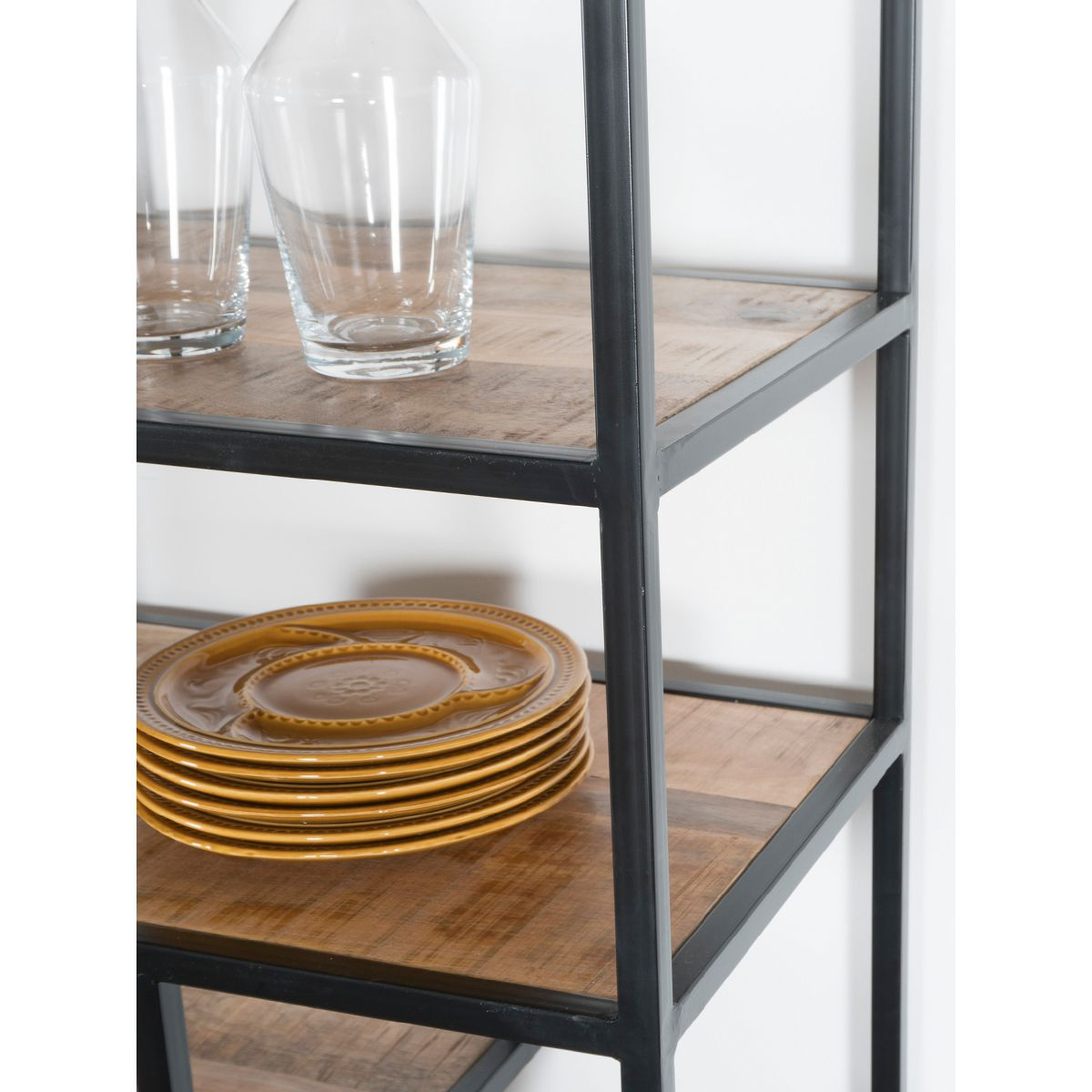 Vakkenkast Huub Hout 210 x 80 cm