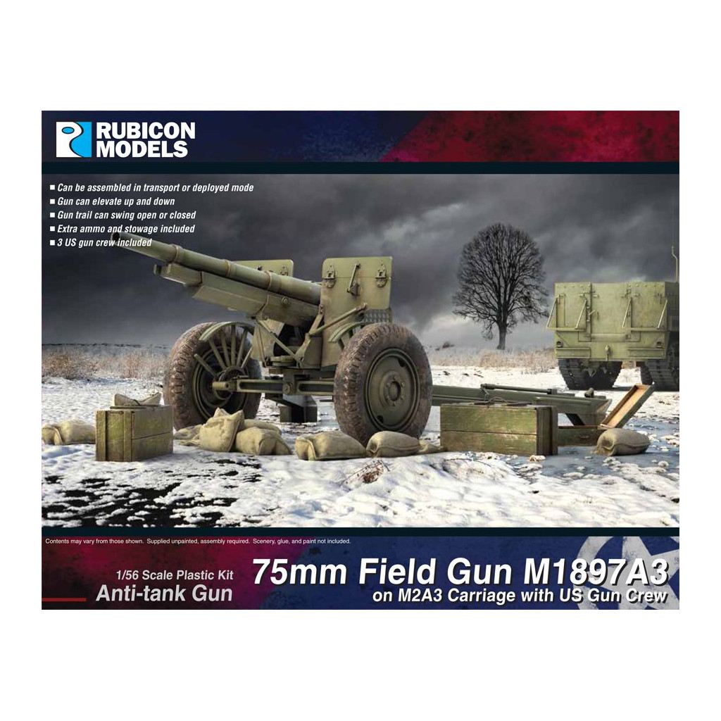 M2A3 75mm Field Gun with Crew