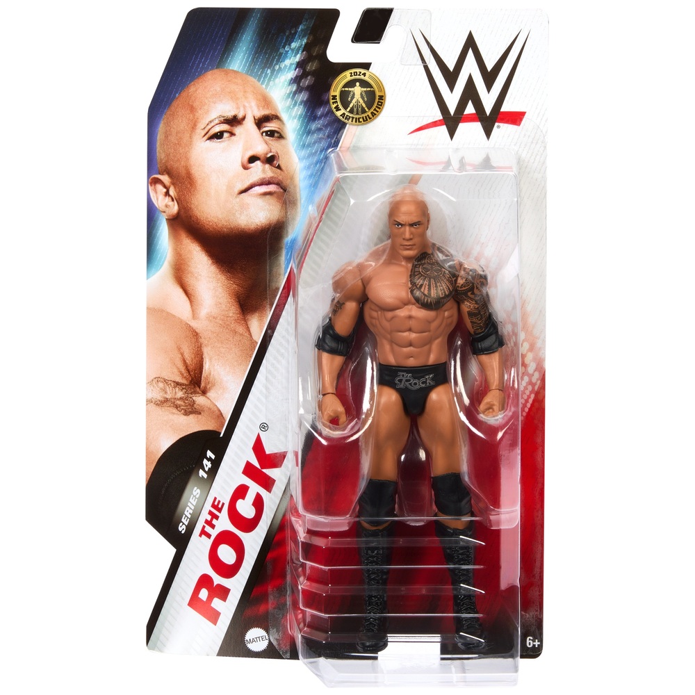 WWE Basic Series 141 The Rock Actionfigur
