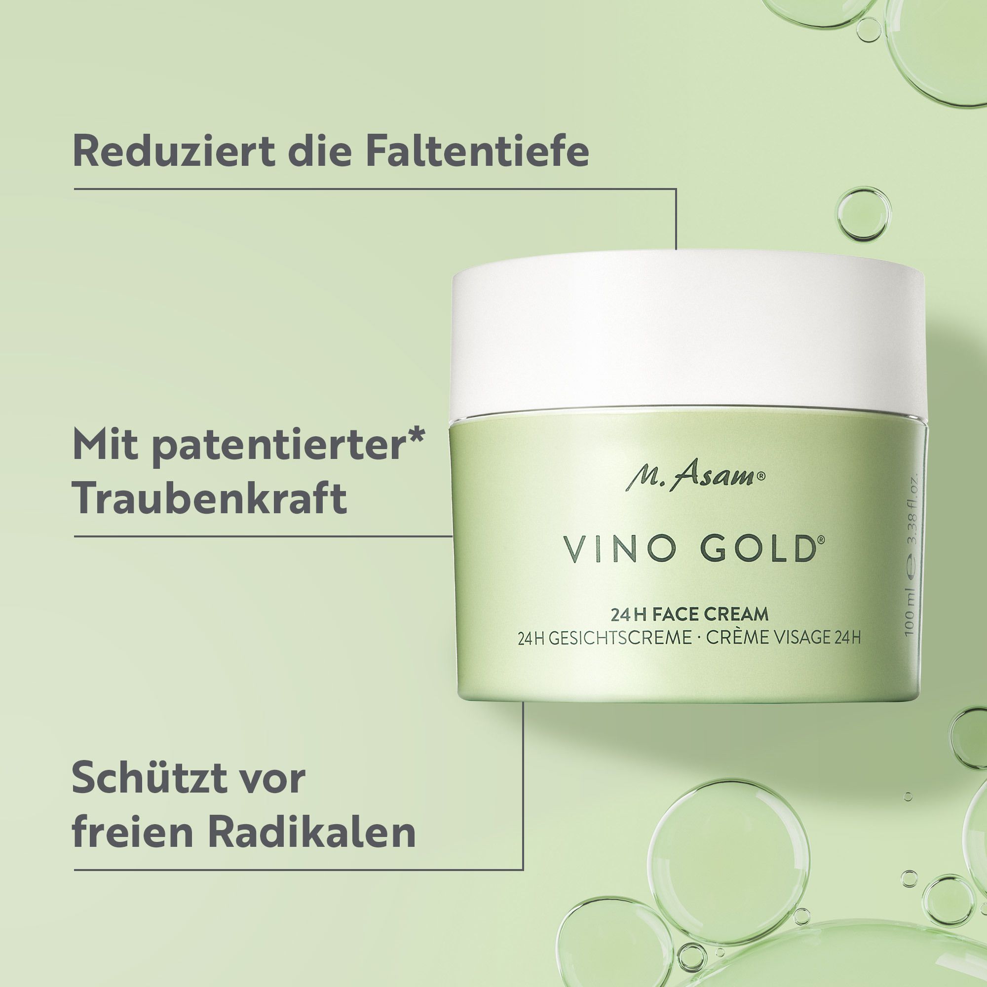 M. Asam VINO GOLD 24h Gesichtscreme Tagescreme
