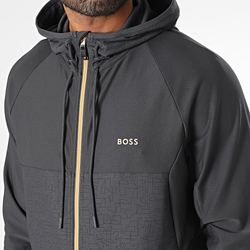 Veste Zippée Capuche Sicon Active 50493465 Gris Anthracite