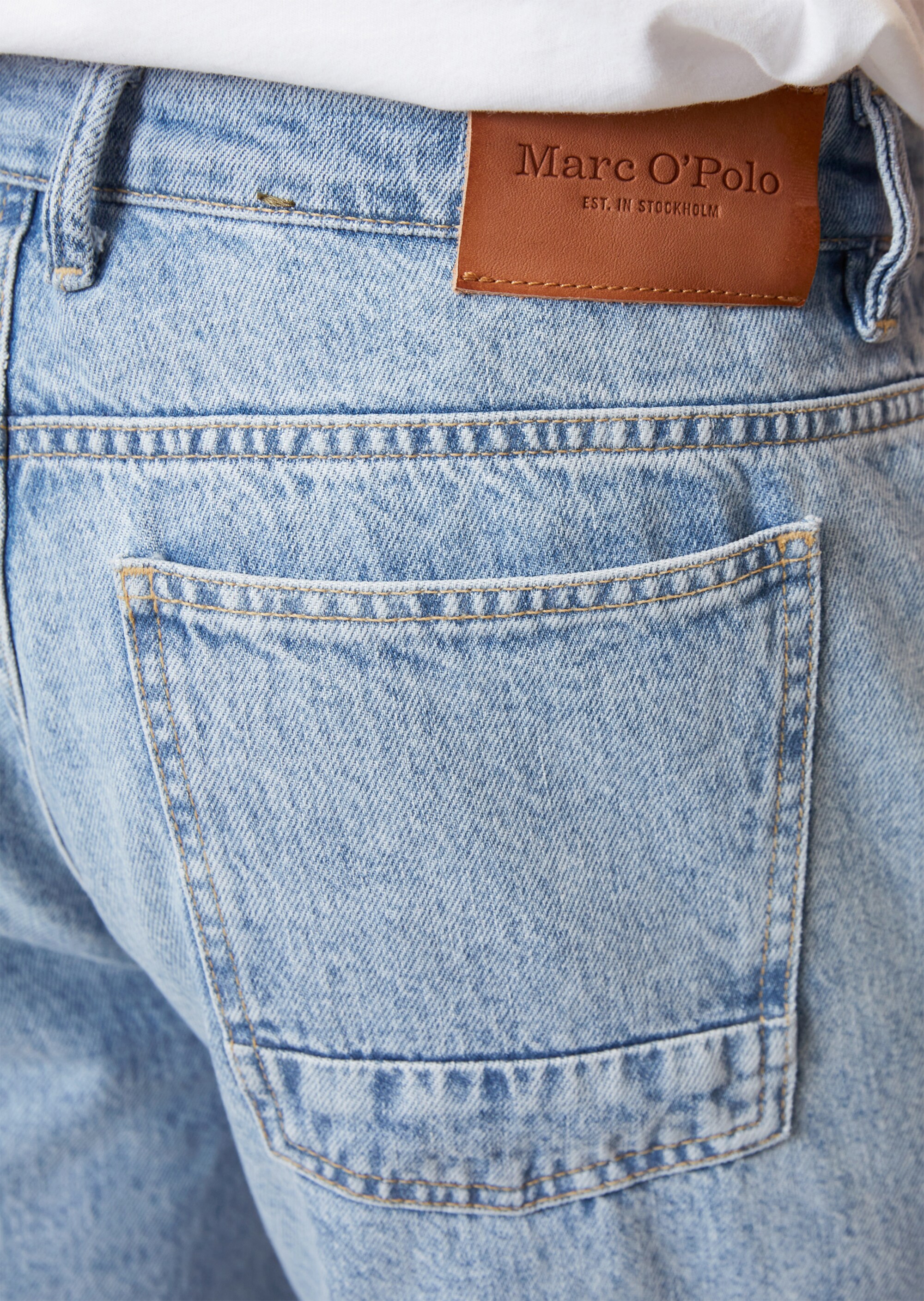 Jeansshorts Modell HAMAR aus reiner Bio-Baumwolle