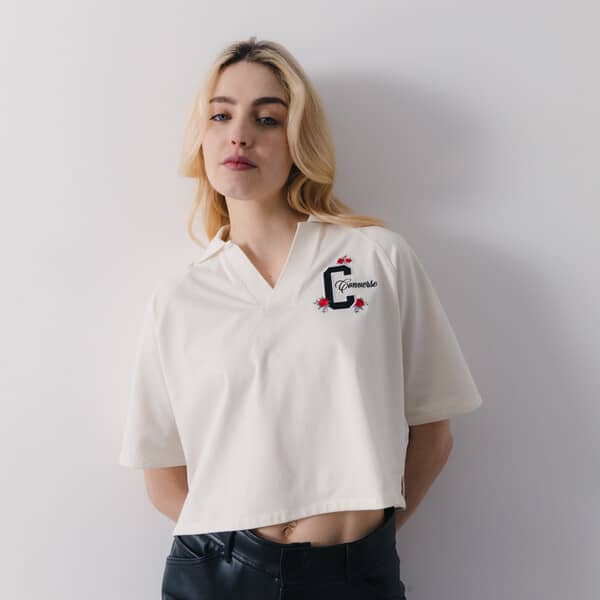 CONVERSE TEE SHIRT POLO V NECK GRAN Z
