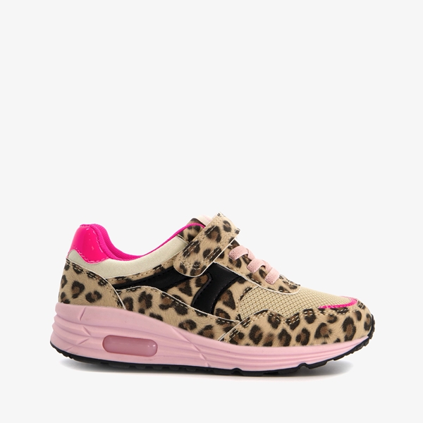 Blue Box meisjes sneakers met luipaardprint