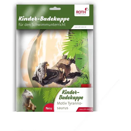 Roth Badekappe Kinder Tyrannosaurus, 21 x 19 cm