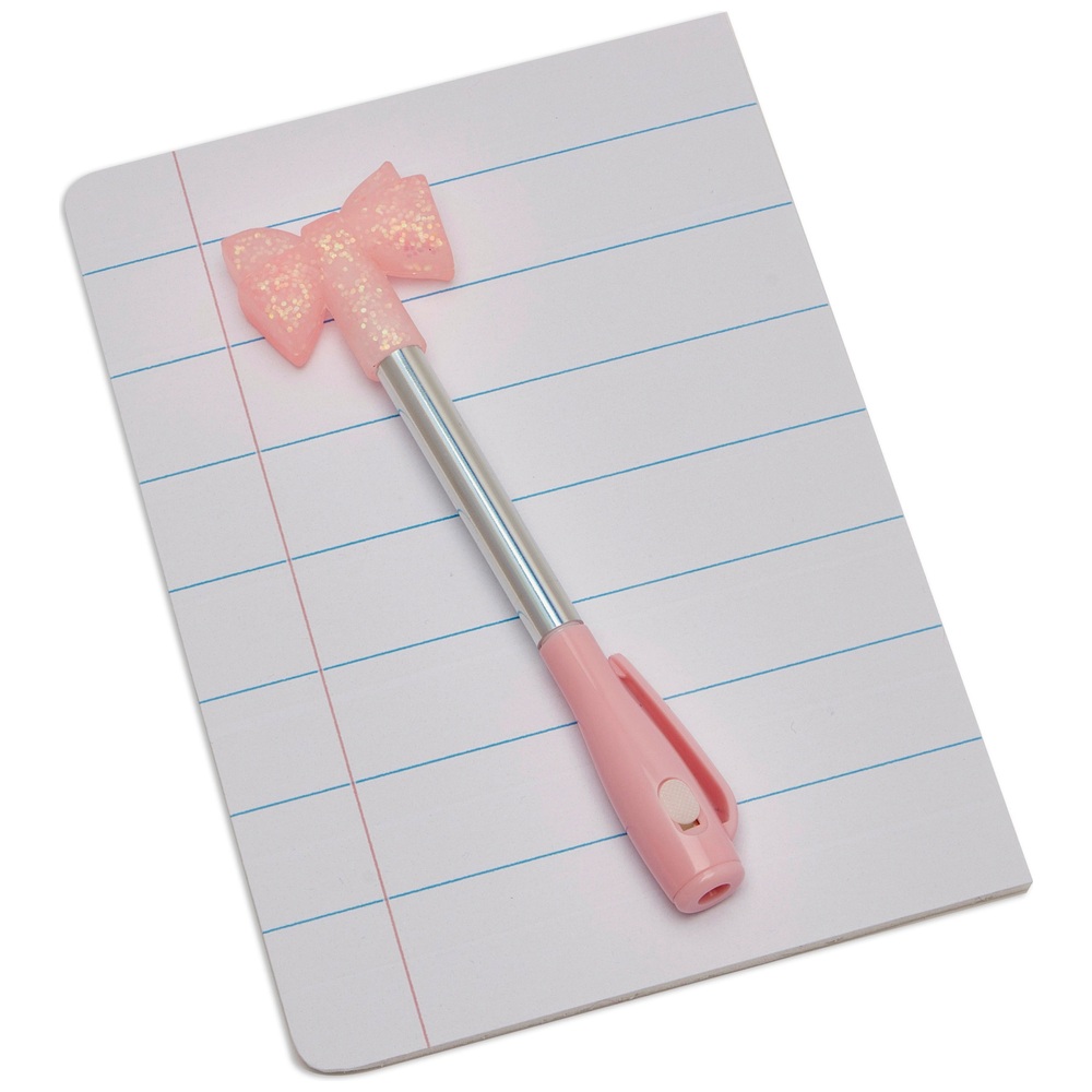 2-in-1 UV-Spionagestift mit rosa Schleife