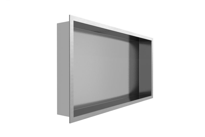 Mueller Round inbouwnis 30x60x10cm RVS