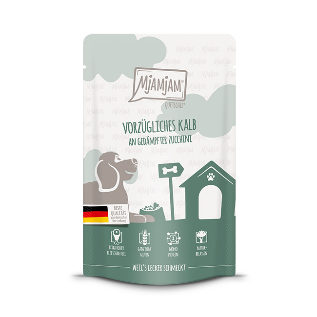Quetschie - vorzügliches Kalb an gedämpfter Zucchini