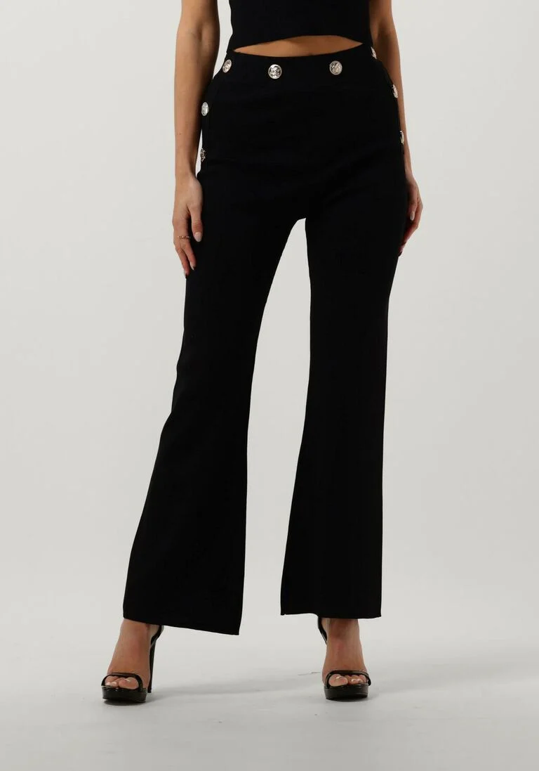 SILVIAN HEACH zwarte silvian heach flared broek gpp23523pa
