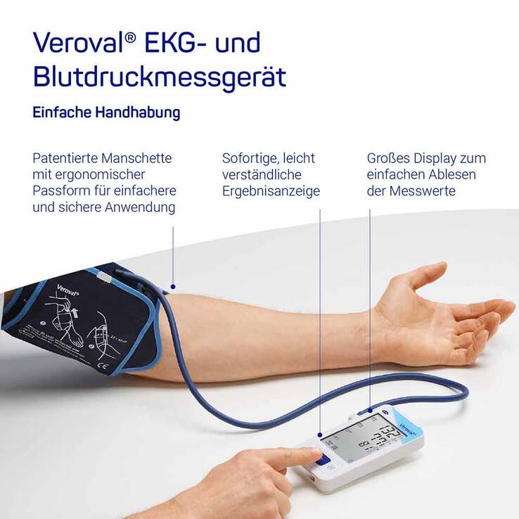 Veroval® EKG- und Blutdruckmessgerät, 1 St