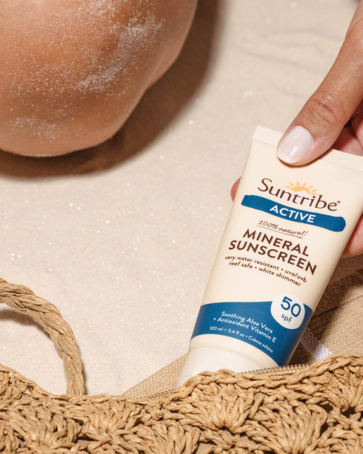 Solkrem Active SPF50 – Mineral, 100% Naturlig – Miljøvennlig | 100ml