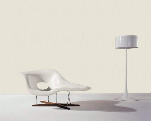 Vliesbehang 53310 Colani VISIONS effen crème