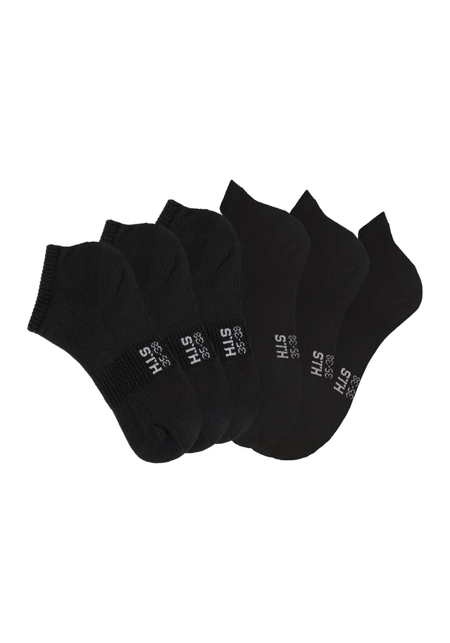 H.I.S Sportsocken Packung, 6 Stk. tlg. Kurzsocken und Sneakersocken in einem Pack