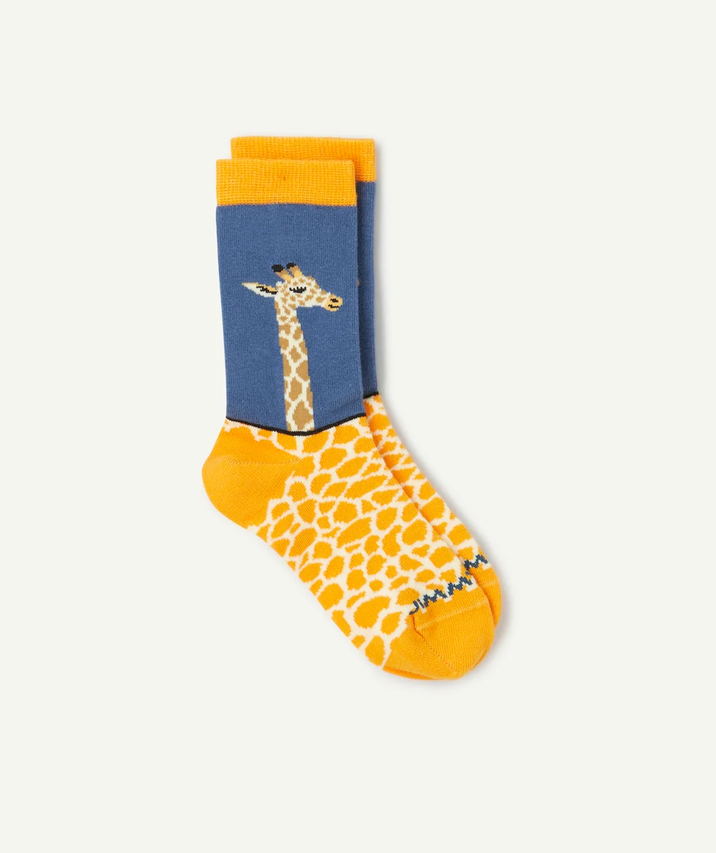 JIMMY LIONPAIRE DE CHAUSSETTES THÈME GIRAFE