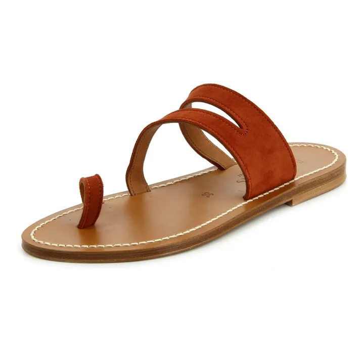 K.Jacques Sandales Mercator | Rouge brique