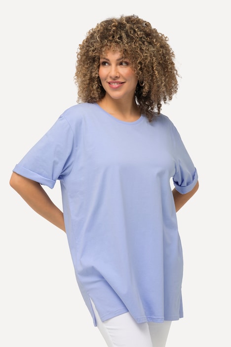T-Shirt, Rundhalsausschnitt, Relaxed, Halbarm