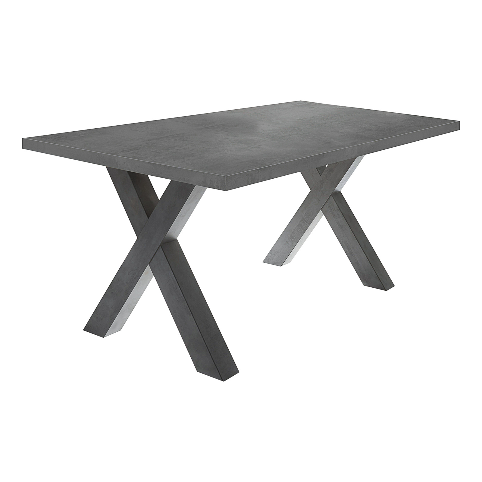 Tisch Magna Dekor X-Fuss 200 x 75 x 100 cm, graphit