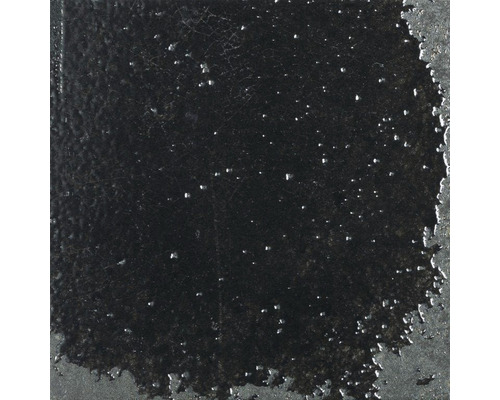 Steengoed metrotegel Alma 15 x 15 cm zwart glanzend