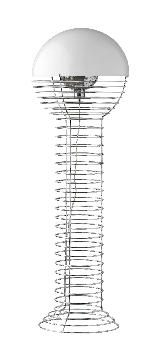 Verpan  Wire gulvlampe, transparant - Ø:40 cm.
