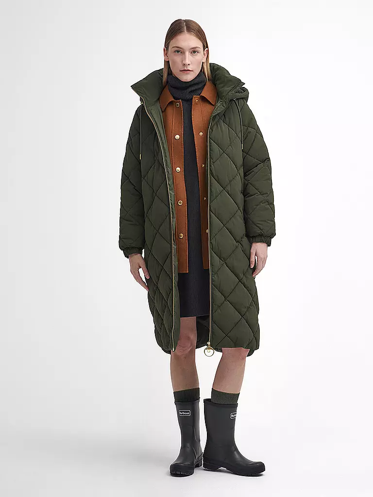 BARBOUR Steppmantel KIRKTON olive