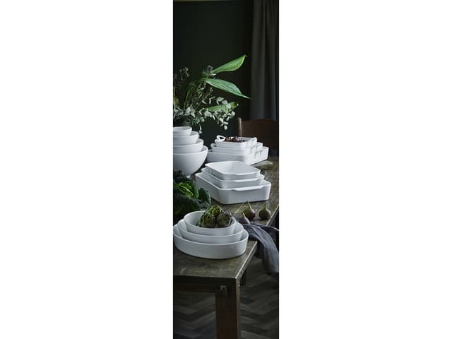 Pillivuyt Serie Originale Fad ovalt 26 x 19 cm Hvid