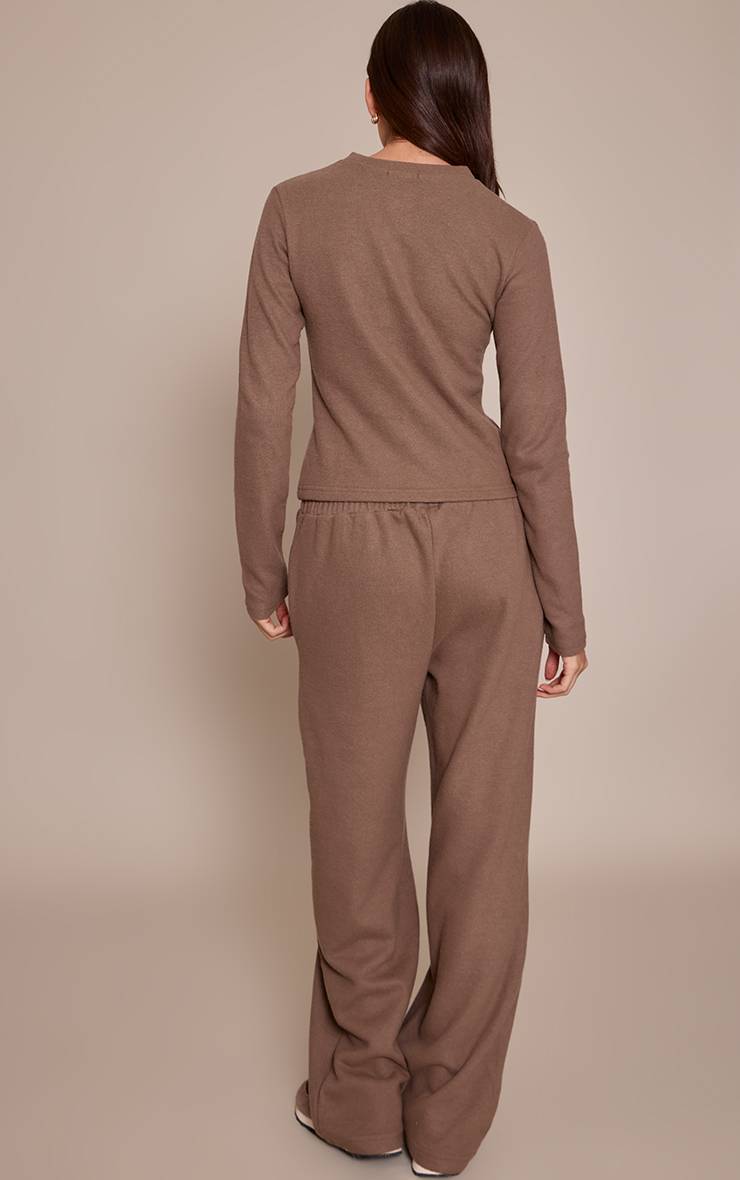 Champignon Pantalon De Jogging Large À Rayures Toucher Doux