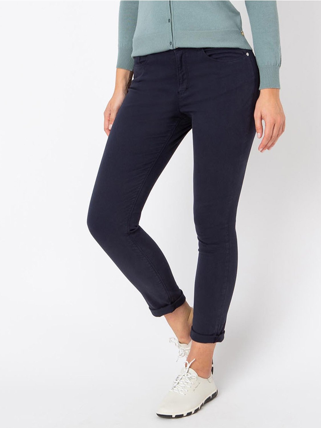 Pantalon Femme Coton Recyclé Marine