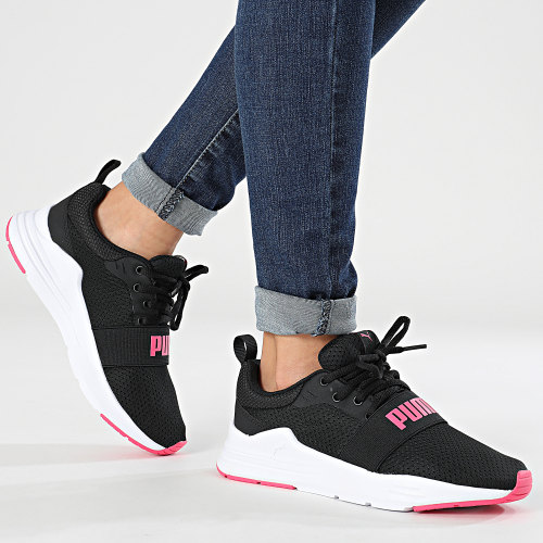 Baskets Femme Wired Run 374214 Puma Black Sunset Pink